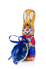 Image showing easter bunny with egg