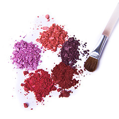 Image showing crushed eyeshadow