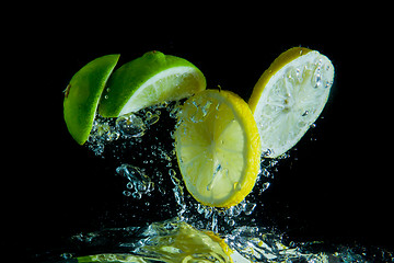 Image showing fruit splash