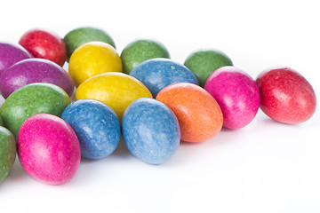 Image showing easter eggs isolated