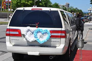 Image showing Wedding Car