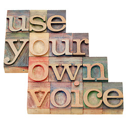 Image showing use your own voice