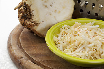 Image showing celery root grated