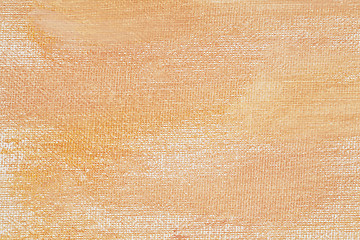 Image showing peach color canvas texture