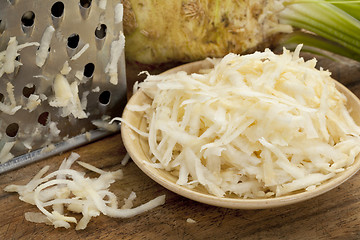 Image showing celery root grated