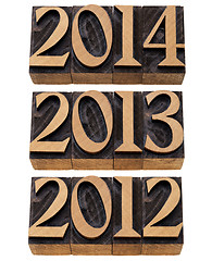 Image showing incoming years 2012, 2013, 2014