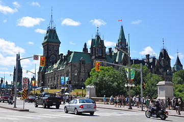 Image showing Parliament Hill in Ottawa