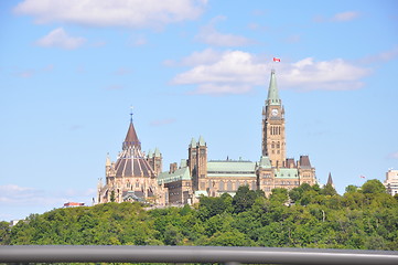 Image showing Parliament Hill in Ottawa