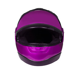 Image showing Motorcycle helmet with visor