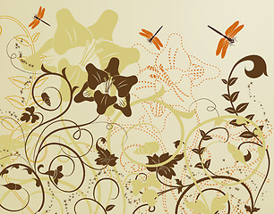 Image showing Floral background