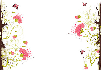 Image showing Floral frame
