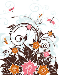 Image showing Floral background