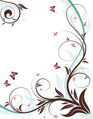 Image showing Floral background