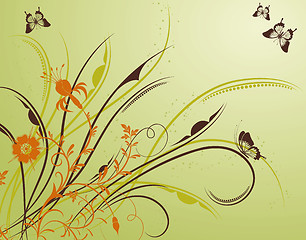 Image showing Floral background