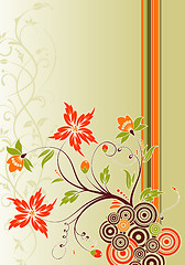 Image showing Floral background