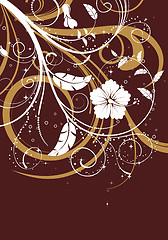 Image showing Floral background