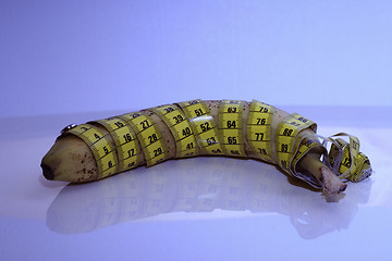 Image showing slim banana