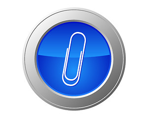 Image showing Paperclip button