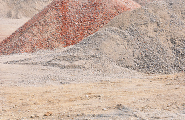 Image showing Waste rock heap