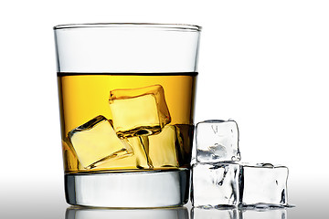 Image showing Whisky on the rocks