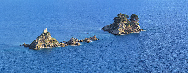 Image showing Two remote islands