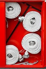 Image showing Fire hoses