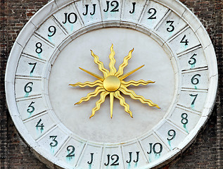 Image showing Sun clock