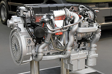Image showing Truck engine