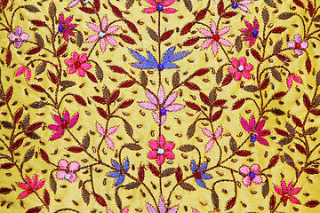 Image showing Floral textile