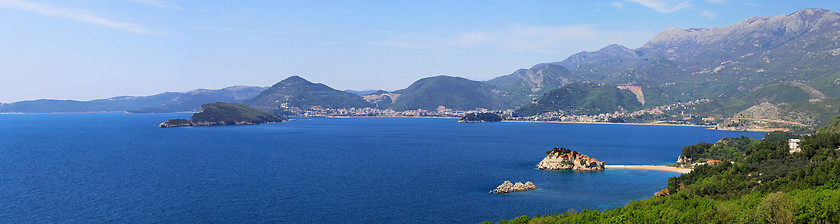 Image showing Montenegro coast panorama