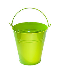 Image showing Green bucket