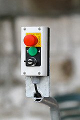 Image showing Emergency stop