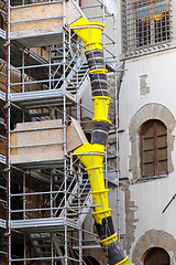 Image showing Construction scaffolding