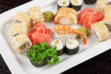 Image showing sushi set