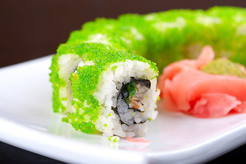 Image showing sushi rolls