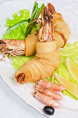 Image showing shrimps dish