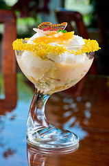 Image showing Ice cream dessert