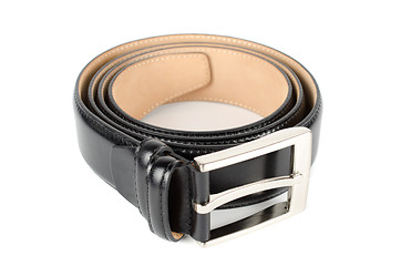 Image showing Men's leather belt