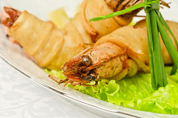 Image showing shrimps dish