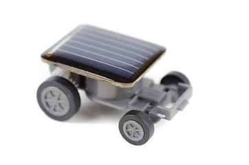 Image showing Solar powered toy car