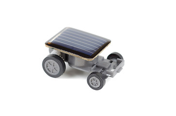 Image showing Solar powered toy car