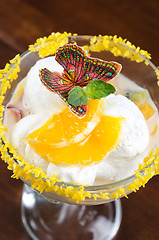 Image showing Ice cream dessert