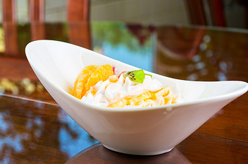 Image showing Ice cream dessert