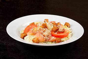 Image showing smoked salmon filet salad