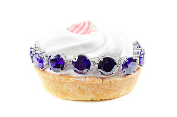 Image showing cupcake and jewel