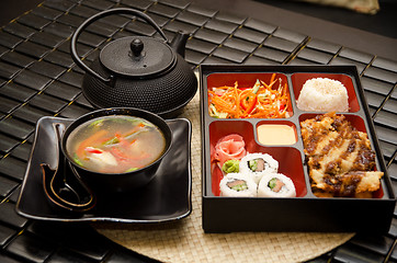 Image showing Sushi lunch