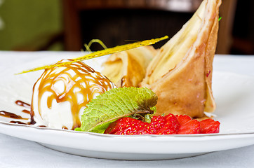 Image showing tasty pancake dessert