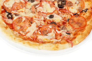 Image showing meat pizza