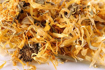 Image showing Herbal marigold tea