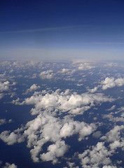 Image showing fluffy clouds